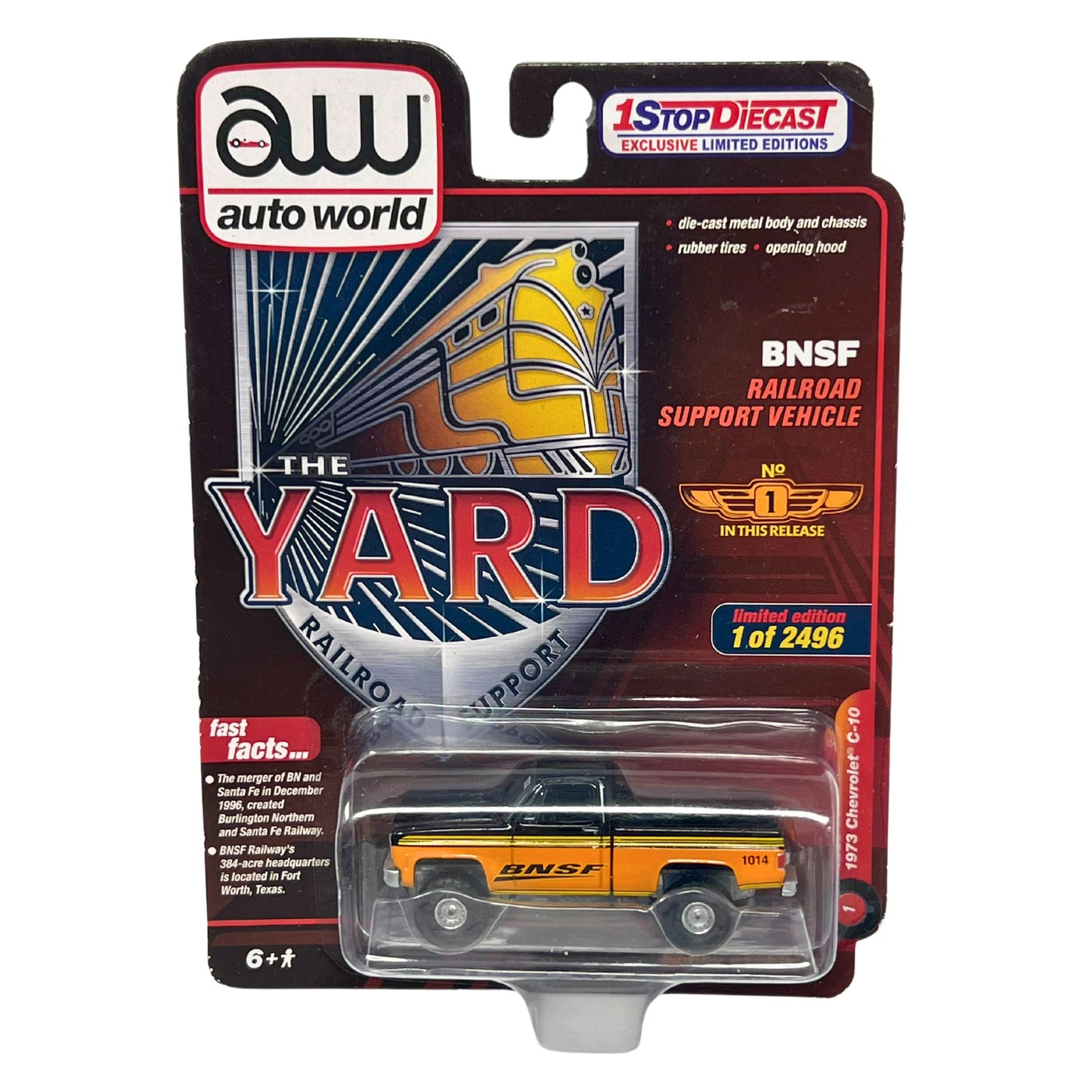 Auto World The Yard 1973 Chevrolet C-10 1:64 Diecast