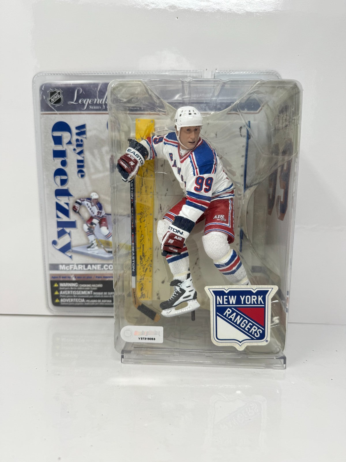 McFarlane NHL Wayne Gretzky New York Rangers Legends Series 3 Figure