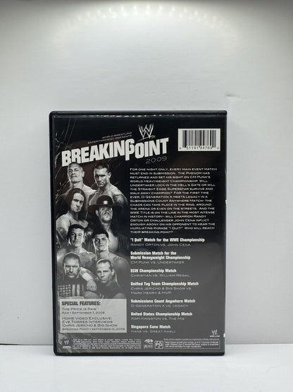 WWE Breaking Point 2009 (DVD) WWE Wrestling