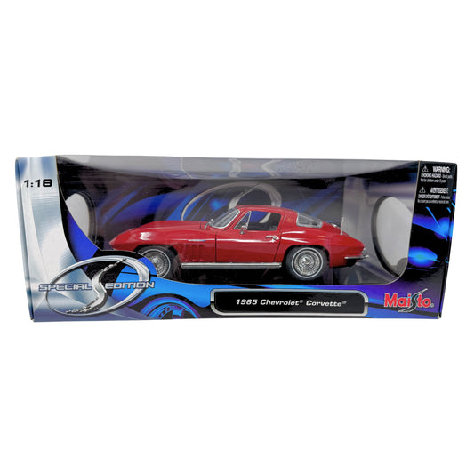 Maisto 1965 Chevrolet Corvette 1:18 Diecast Special Edition