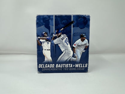 BDA Sports MLB Toronto Blue Jays Delgado, Bautista & Wells Trio Bobbleheads