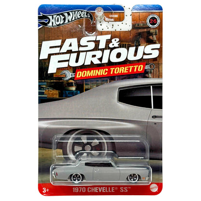 Hot Wheels Fast & Furious Dominic Toretto 1970 Chevelle SS Muscle Car 1:64 Diecast