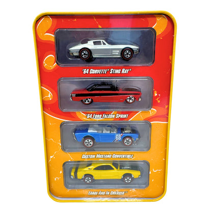 Hot Wheels Since '68 Muscle Cars 4-Car Pack #1 & 2 1:64 Diecast