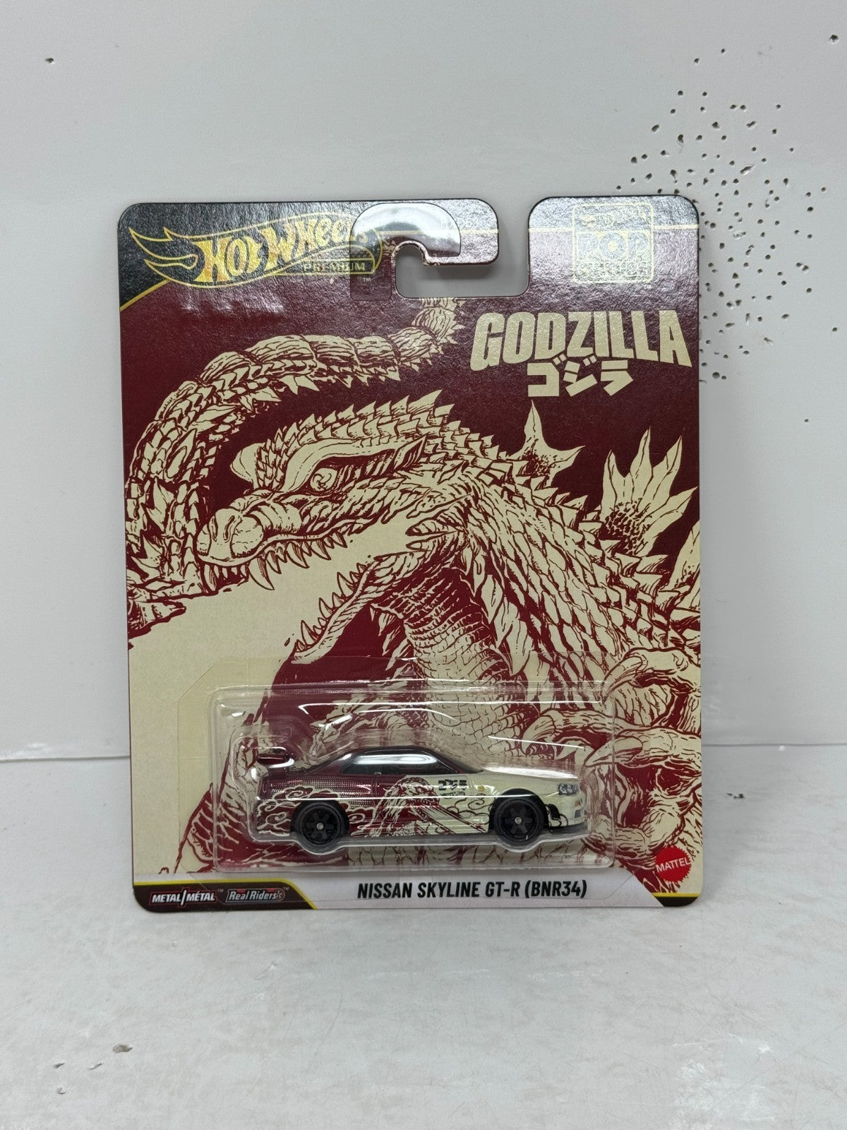 Hot Wheels Premium Godzilla Nissan Skyline GT-R (BNR34) 1:64 Diecast