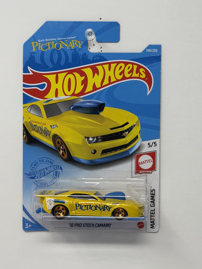 Hot Wheels Mattel Games 2010 Chevry Pro Stock Camaro Pictionary 1:64 Diecast