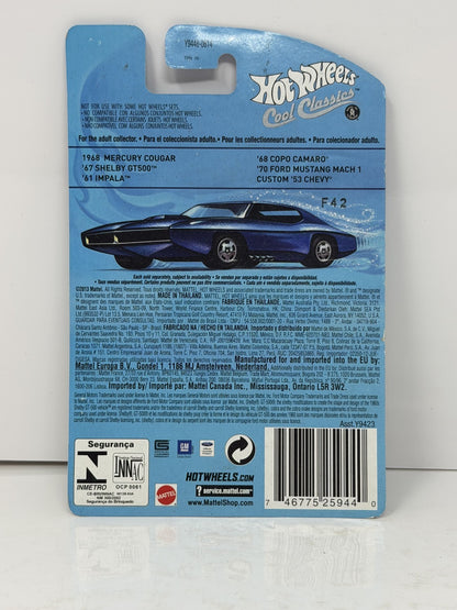 Hot Wheels Cool Classics 1968 Mercury Cougar Spectrafrost 1:64 Diecast Green