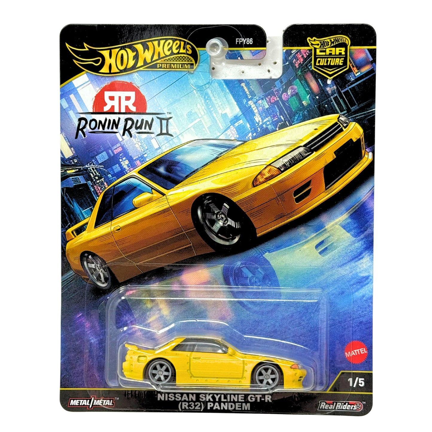 Hot Wheels Premium Ronin Run II Nissan Skyline GT-R (R32) Pandem 1:64 Diecast