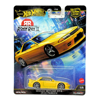 Hot Wheels Premium Ronin Run II Nissan Skyline GT-R (R32) Pandem 1:64 Diecast