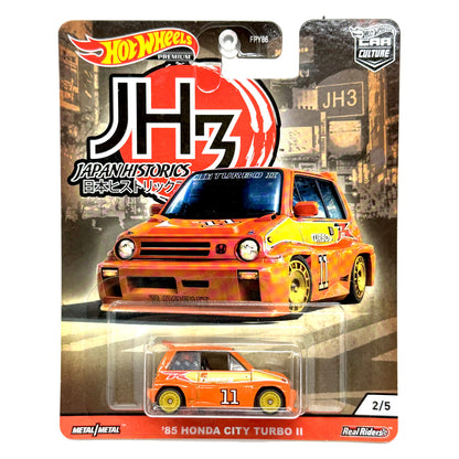 Hot Wheels Premium Japan Historics 3 1985 Honda City Turbo II 1:64 Diecast