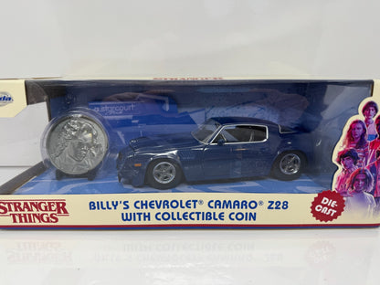 Jada Stranger Things Billy's Chevrolet Camaro Z28 w/ Coin 1:24 Diecast