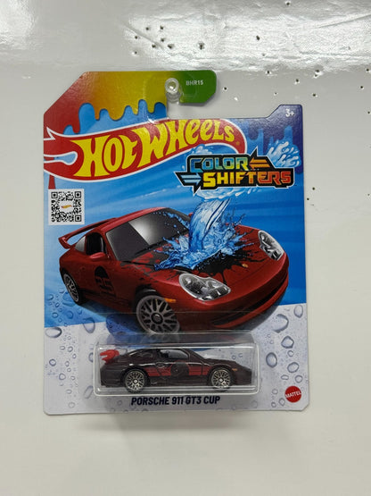 Hot Wheels Color Shifters Porsche 911 GT3 Cup 1:64 Diecast