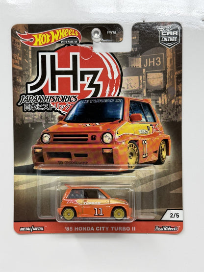 Hot Wheels Premium Japan Historics 3 1985 Honda City Turbo II 1:64 Diecast