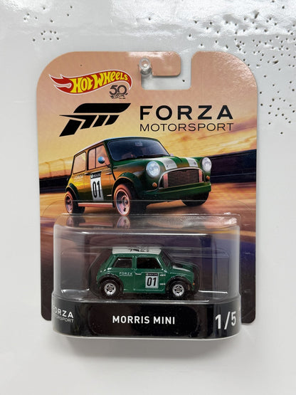 Hot Wheels Retro Entertainment Forza Motorsport Morris Mini 1:64 Diecast