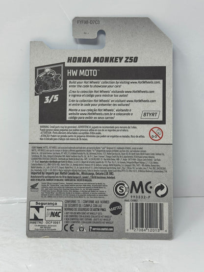 Hot Wheels Treasure Hunt Honda Monkey Z50 1:64 Diecast