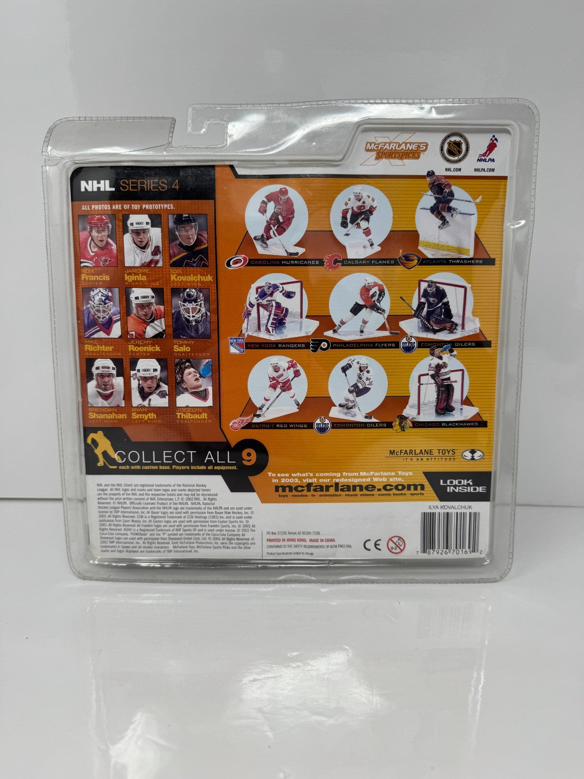 McFarlane NHL Ilya Kovalchuk Atlanta Thrashers Series 4 Variant Figure