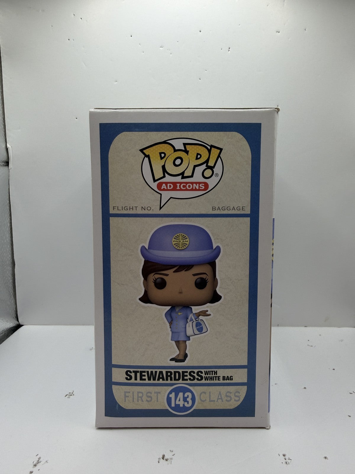 Funko Pop! Pan Am #143 Stewardess with White Bag Exclusive Vinyl Figure