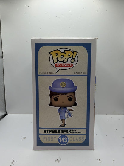 Funko Pop! Pan Am #143 Stewardess with White Bag Exclusive Vinyl Figure