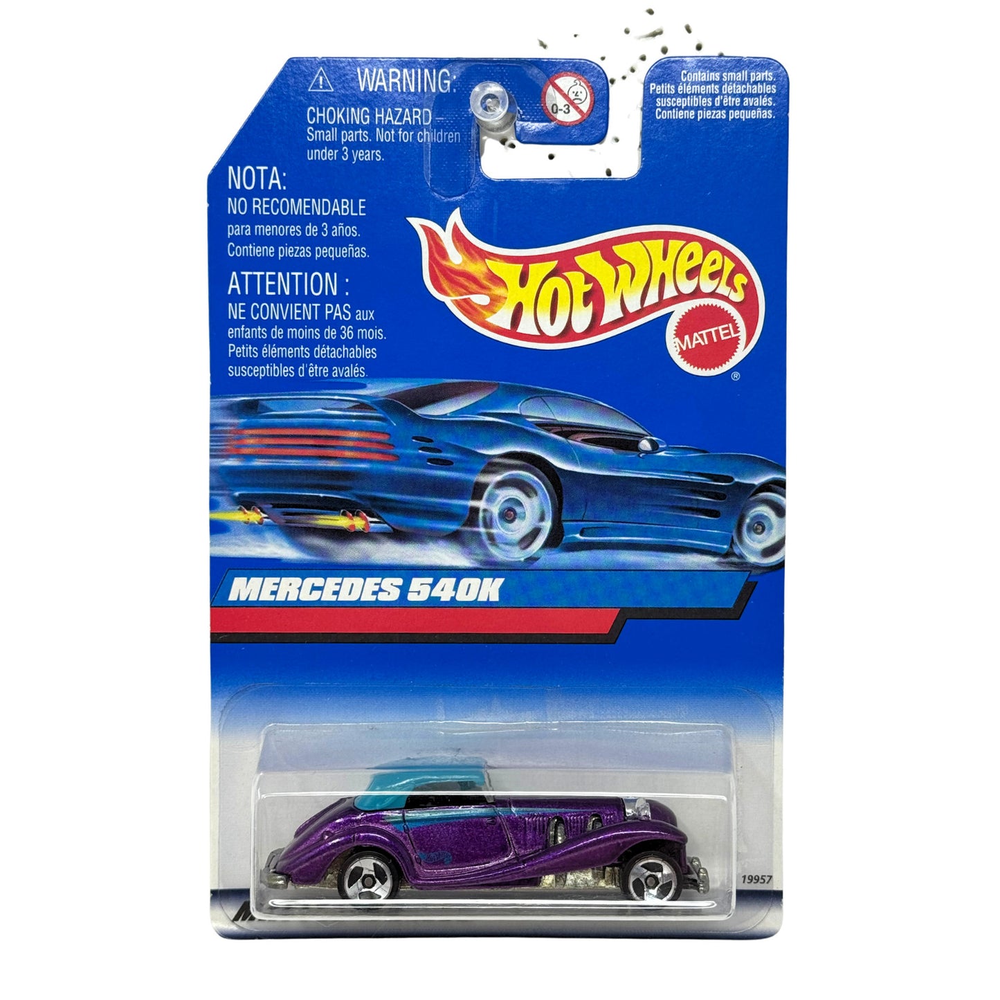 Hot Wheels Mercedes 540K 1:64 Diecast Purple V2