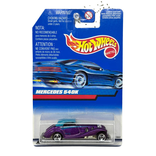 Hot Wheels Mercedes 540K 1:64 Diecast Purple V2