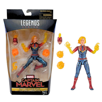 Marvel Legends Captain Marvel Binary Form Figure w/ Kree Sentry BAF Piece