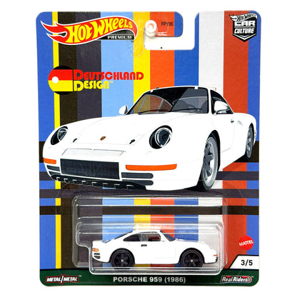 Hot Wheels Premium Deutschland Design 1986 Porsche 959 1:64 Diecast
