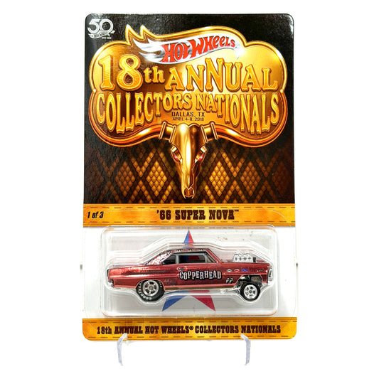 Hot Wheels 2018 18th Collectors Nationals 1966 Chevrolet Super Nova 1:64 Diecast