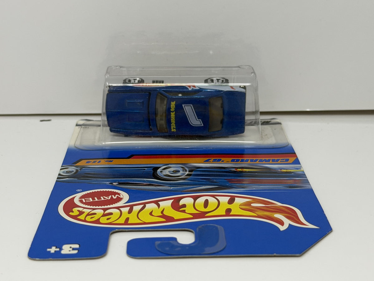 Hot Wheels Race Team Series IV 1967 Chevrolet Camaro 1:64 Diecast Blue