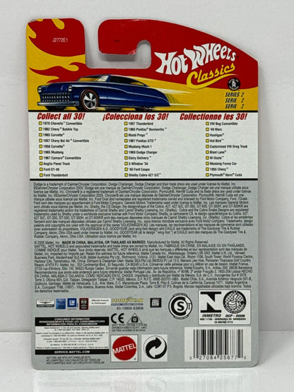 Hot Wheels Classics 1969 Dodge Charger Blue 1:64 Diecast