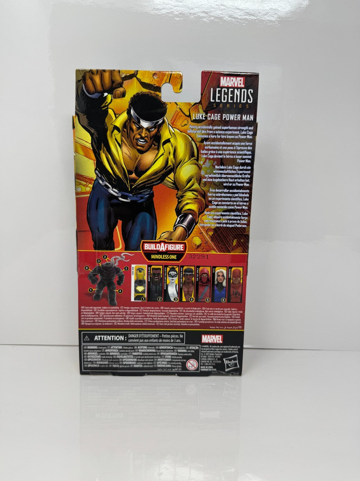 Marvel Legends Marvel Knights Luke Cage Action Figure w/ Mindless One BAF Piece