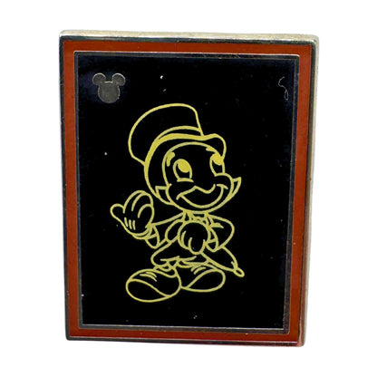 DLR Disney Jiminy Cricket Chalk Sketches Chaser Hidden Mickey Pinocchio Trading Pin DC1S3