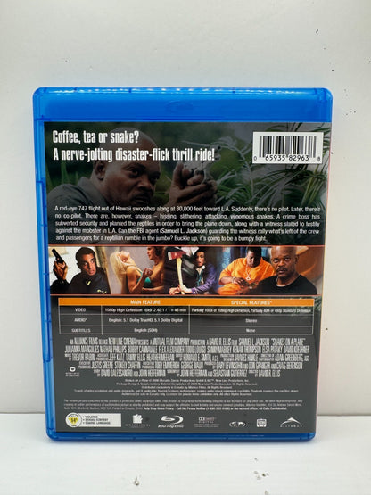 Snakes on a Plane (Blu-ray) Samuel L. Jackson Action Good Condition!!!