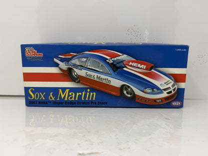 Racing Champions NHRA Sox & Martin 2007 Dodge Stratus Pro Stock 1:24 Diecast