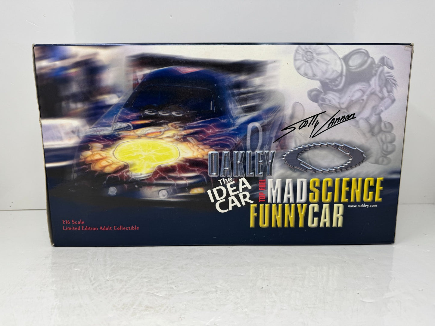 Milestone Scotty Cannon NHRA Oakley Mad Science Idea Car Funny Car 1:16 Scale