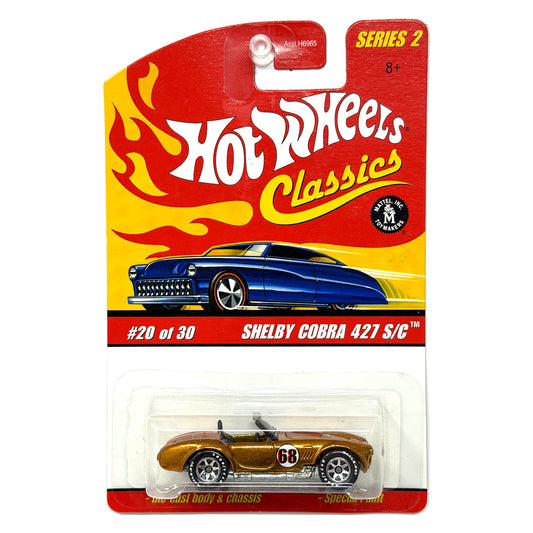 Hot Wheels Classics Series 2 Shelby Cobra 427 S/C Spectraflame 1:64 Diecast Gold