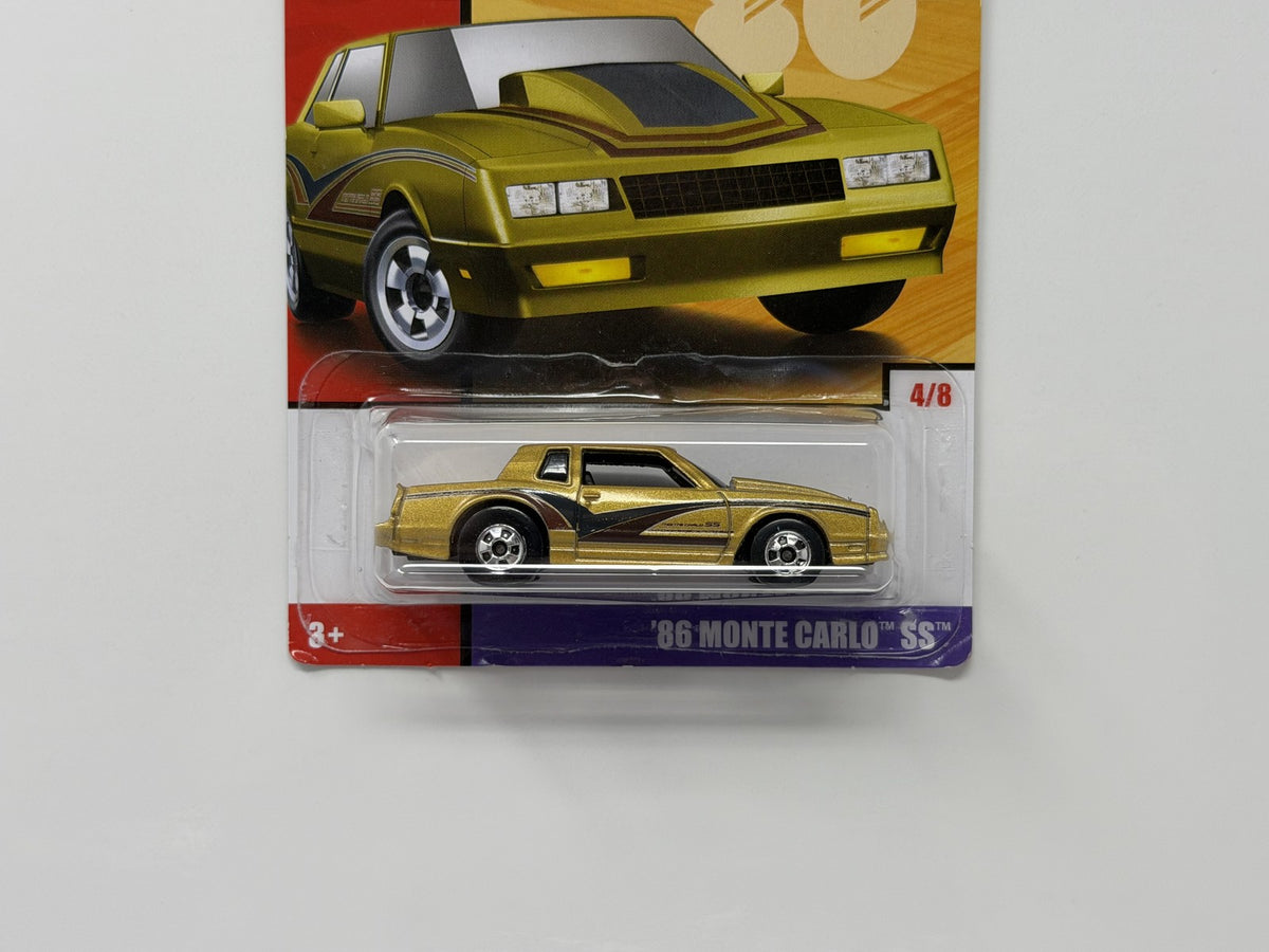 Hot Wheels 80's 1986 Chevrolet Monte Carlo SS 1:64 Diecast Gold