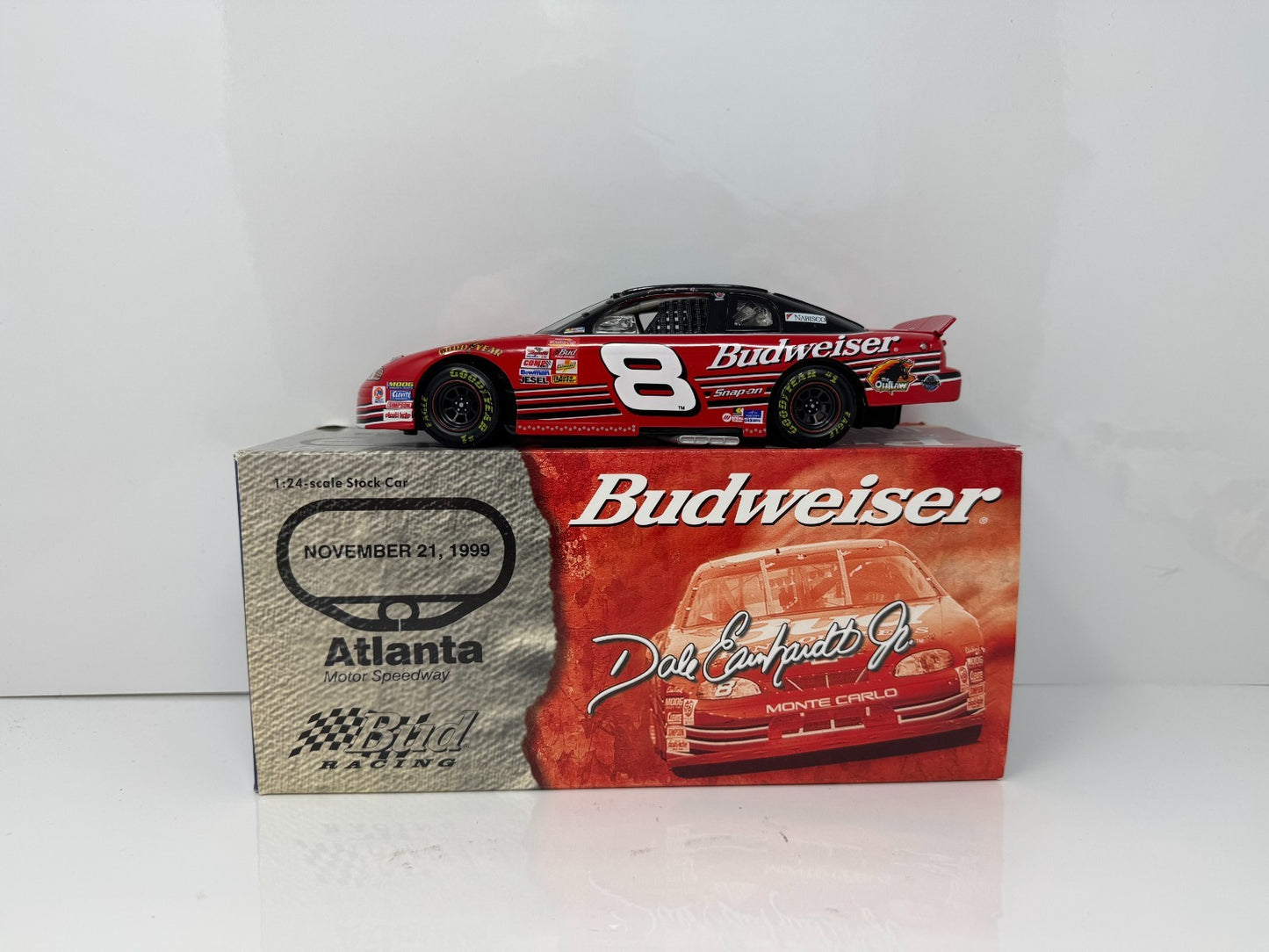 Action NASCAR Dale Earnhardt Jr #8 Bud Atlanta 1999 Monte Carlo 1:24 Diecast