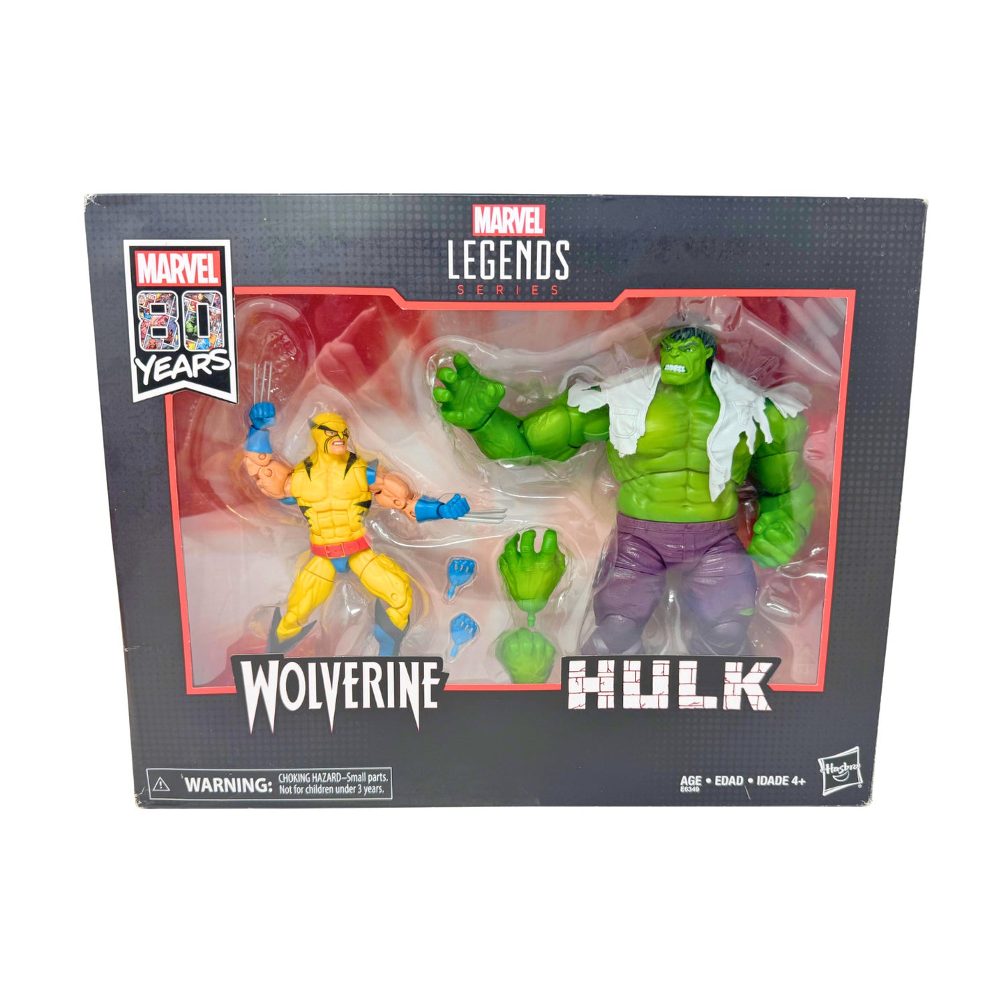 Marvel Legends Marvel 80 Years Wolverine & Hulk Action Figure 2-Pack