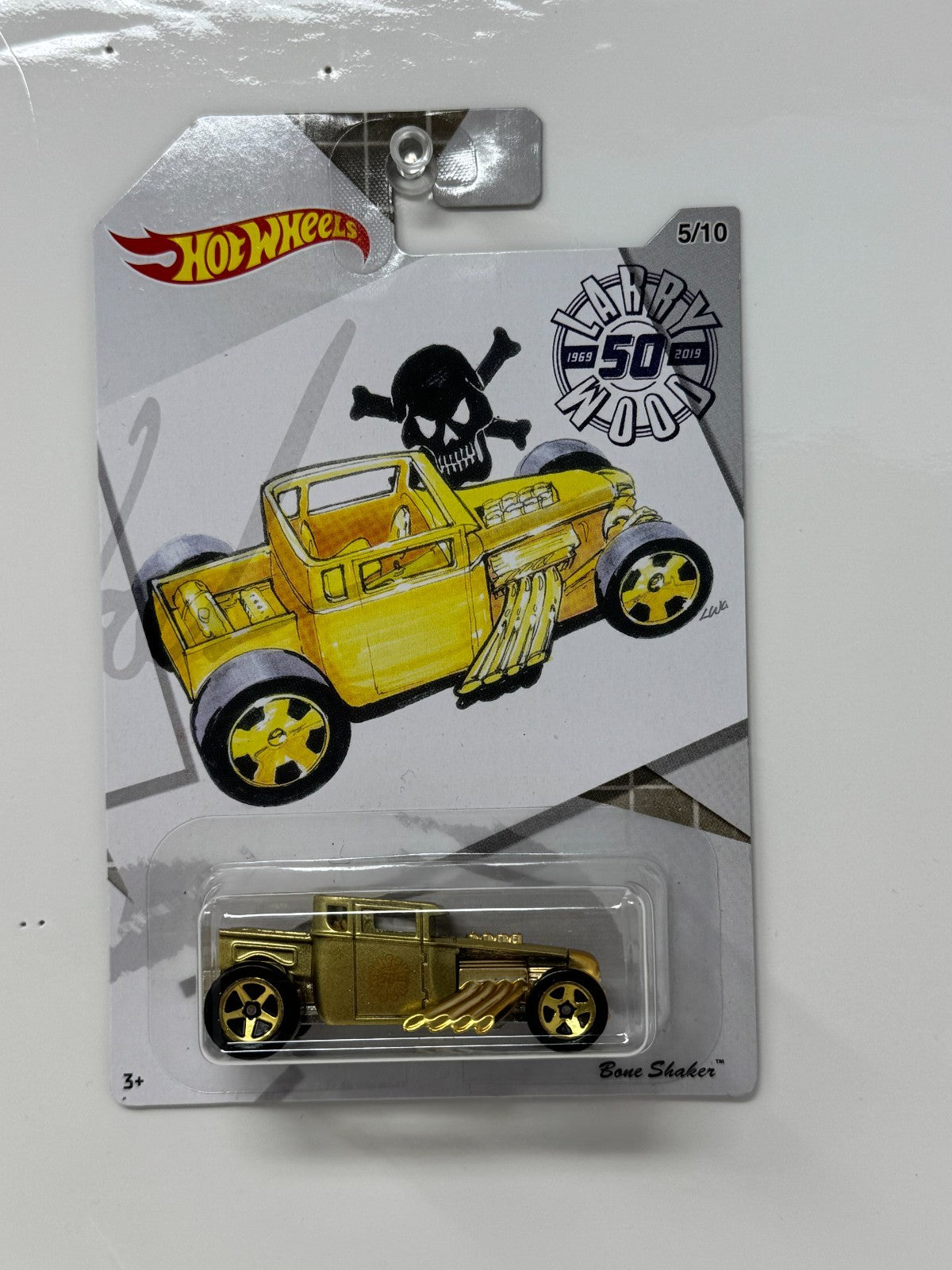 Hot Wheels Larry Wood 50th Anniversary Bone Shaker 1:64 Diecast