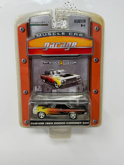 Greenlight Custom 1965 Dodge Coronet 500 Muscle Car Garage 1:64 Diecast