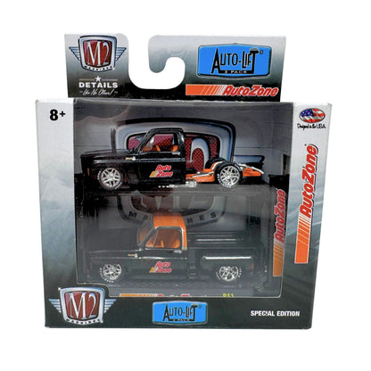M2 Machines Auto Zone 1979 Chevrolet Silverado Lift 2-Pack 1:64 Diecast