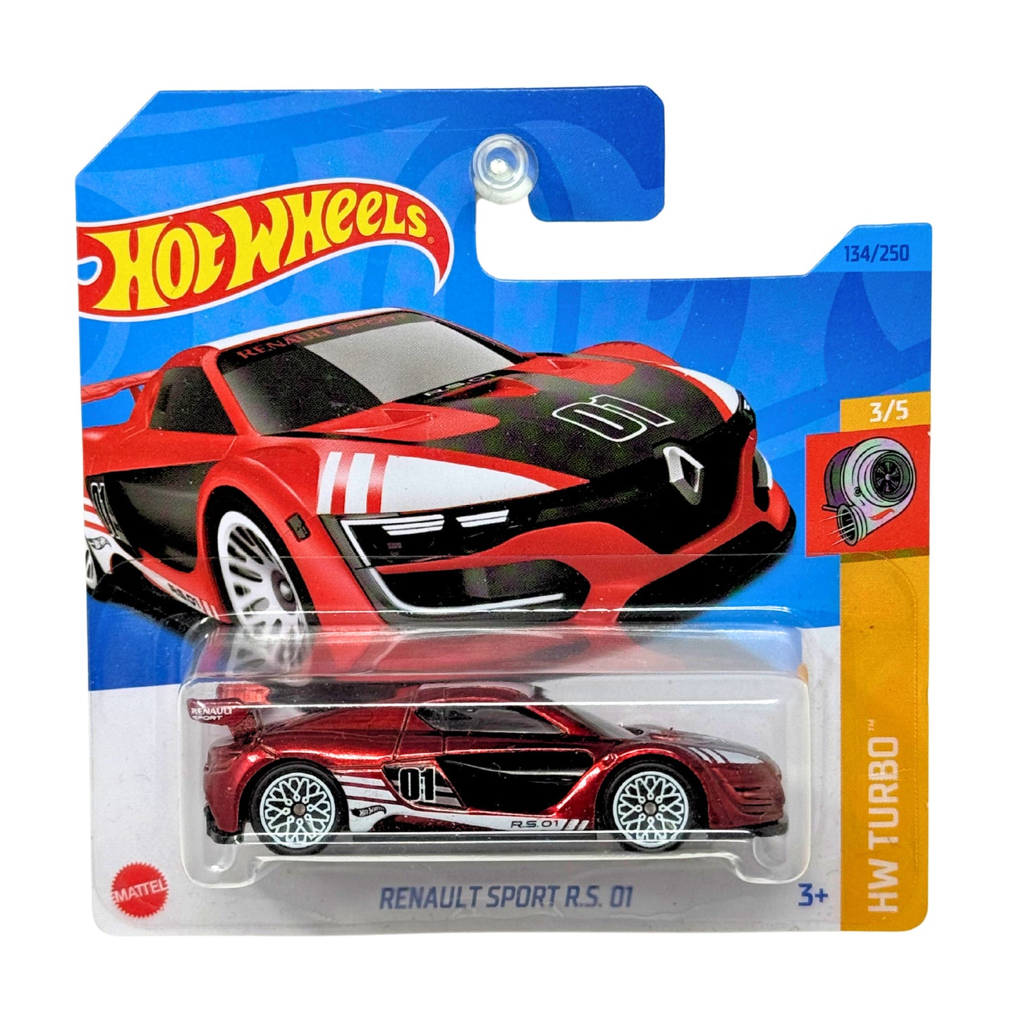 Hot Wheels Super Treasure Hunt Renault Sport R.S. 01 1:64 Diecast Short Card