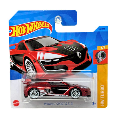 Hot Wheels Super Treasure Hunt Renault Sport R.S. 01 1:64 Diecast Short Card