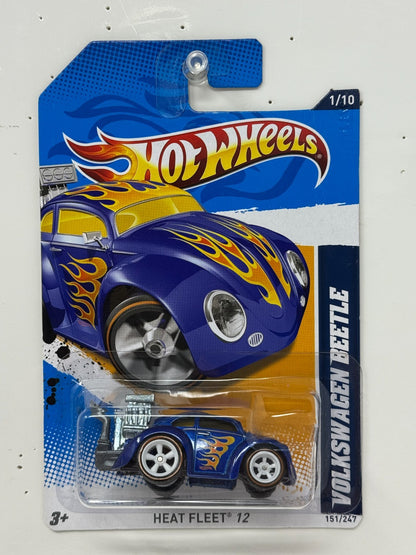 Hot Wheels Super Treasure Hunt Volkswagen Beetle Heat Fleet 1:64 Diecast