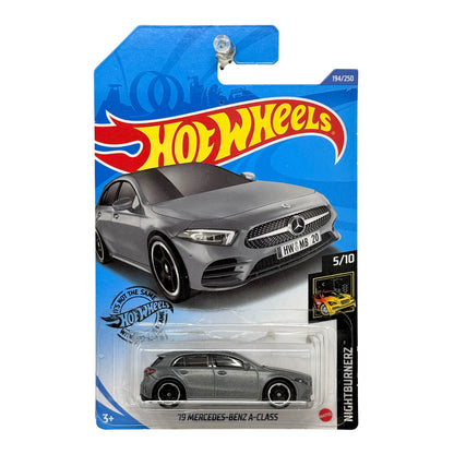 Hot Wheels Nightburnerz 2019 Mercedes-Benz A-Class 1:64 Diecast Gray