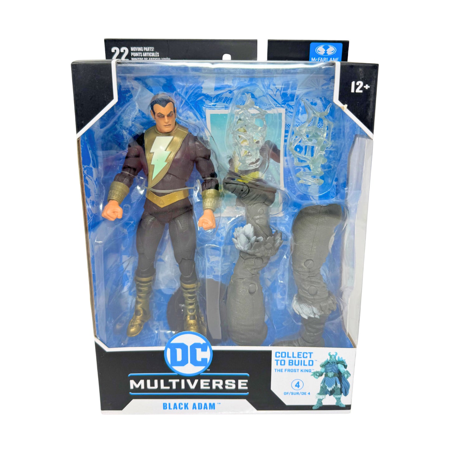 McFarlane DC Multiverse Endless Winter Black Adam Figure w/ Frost King BAF