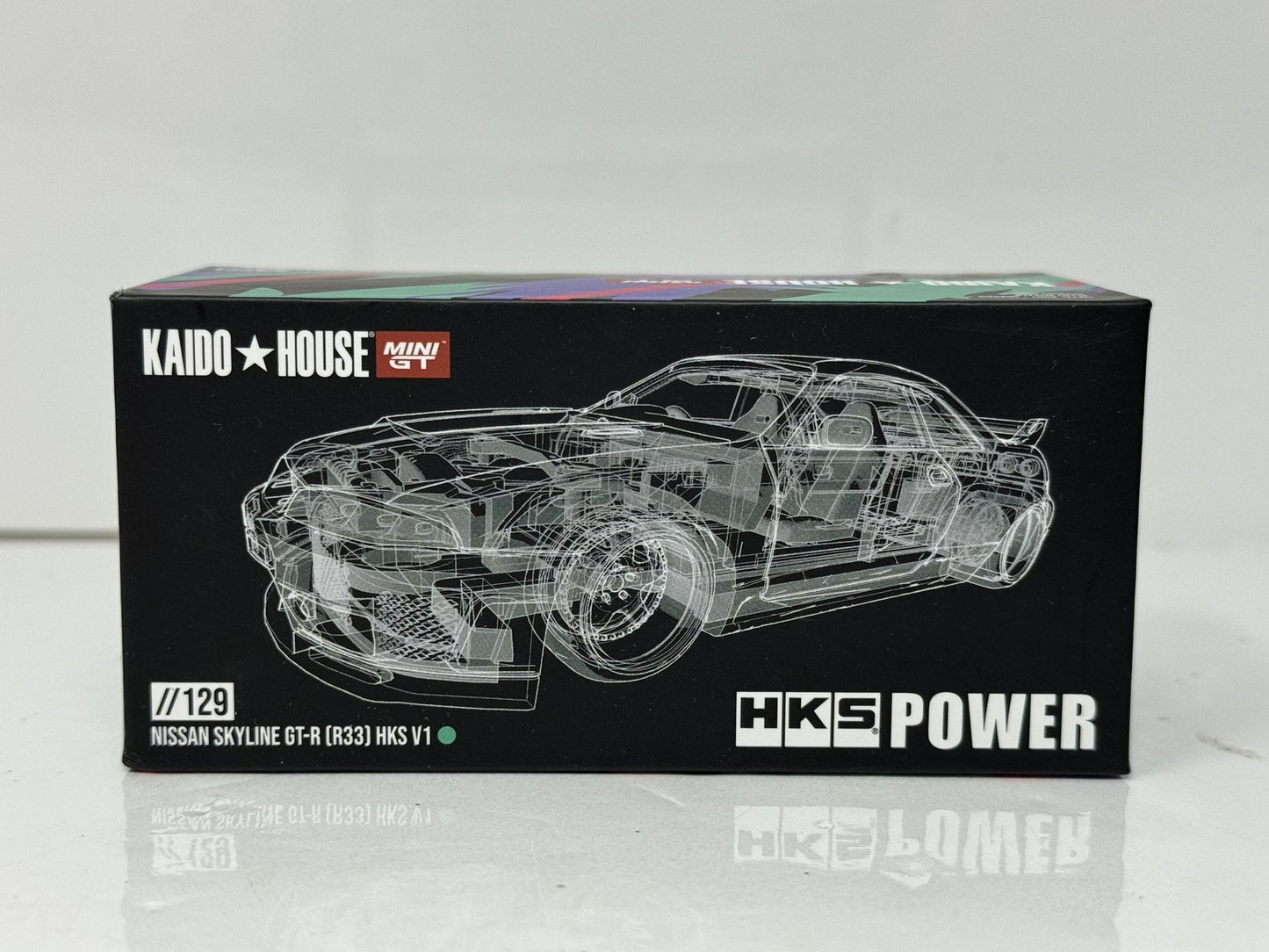 Kaido House MINI GT Nissan Skyline GT-R (R33) HKS Power 1:64 Diecast