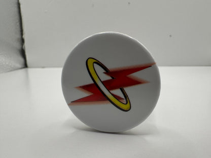 DC The Flash Logo Pin-back Button UDT1