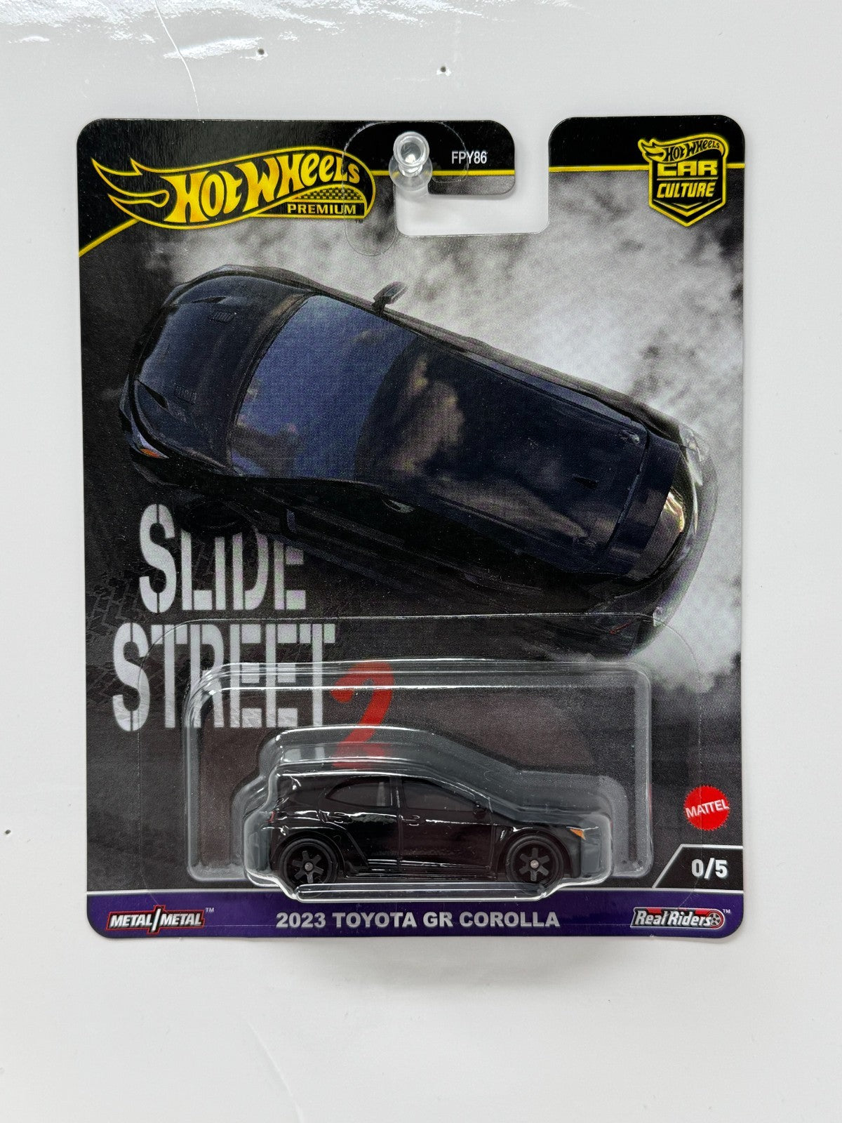 Hot Wheels Premium Slide Street 2 2023 Toyota GR Corolla CHASE 0/5 1:64 Diecast