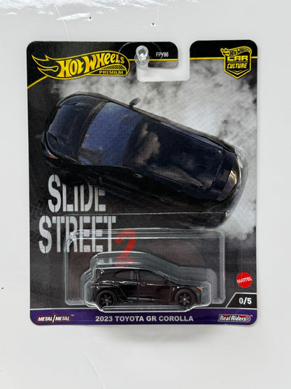 Hot Wheels Premium Slide Street 2 2023 Toyota GR Corolla CHASE 0/5 1:64 Diecast