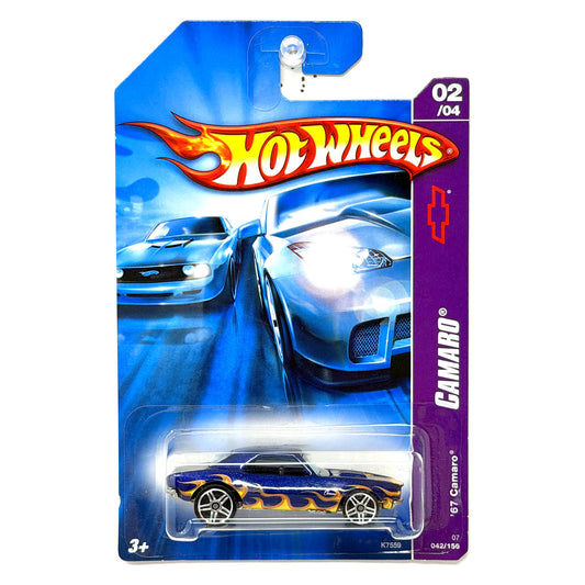 Hot Wheels Camaro 1967 Chevrolet Camaro 1:64 Diecast Blue V3